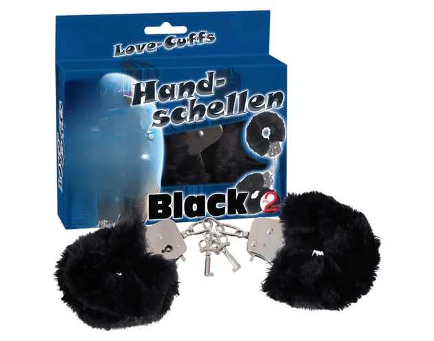 You2Toys - Plüss bilincsek - fekete