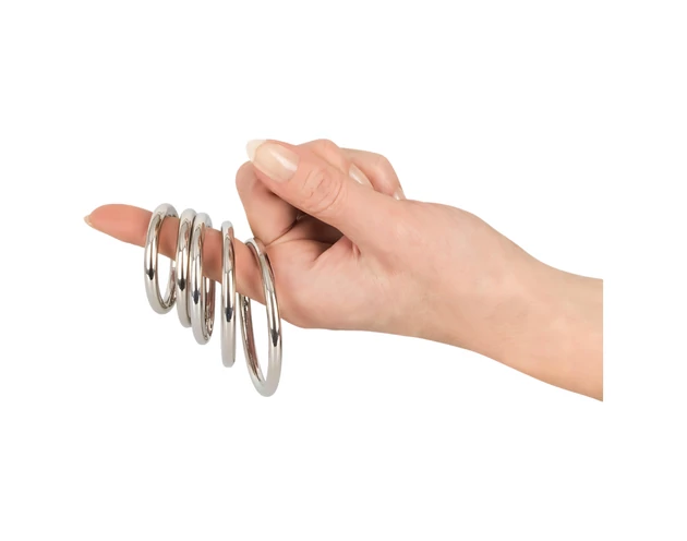 Bad Kitty - fém péniszgyűrű szett (5 részes)