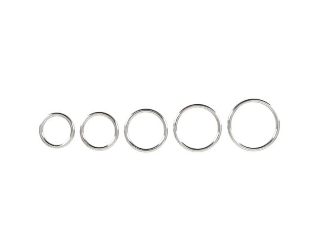 Bad Kitty - fém péniszgyűrű szett (5 részes)