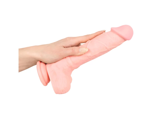 Medical - orvosi szilikon dildó (24cm) - natúr