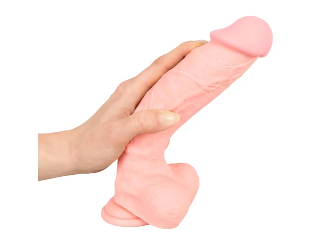 Medical - orvosi szilikon dildó (24cm) - natúr