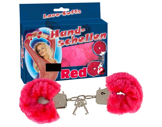 You2Toys - Plüss bilincsek - vörös