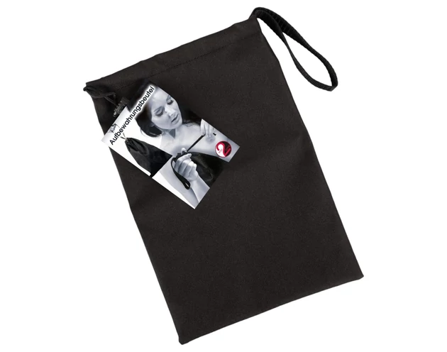 Diszkrét tároló táska szexjátékokhoz (fekete)