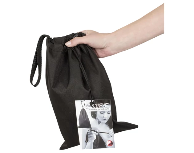 Diszkrét tároló táska szexjátékokhoz (fekete)
