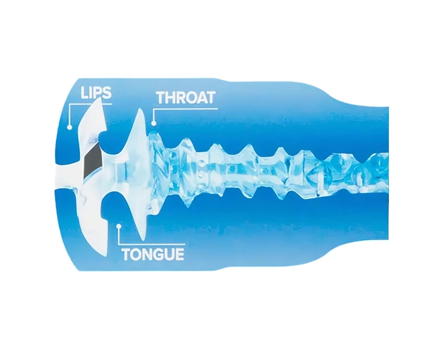 Fleshlight Turbo Thrust - szívó maszturbátor (kék)