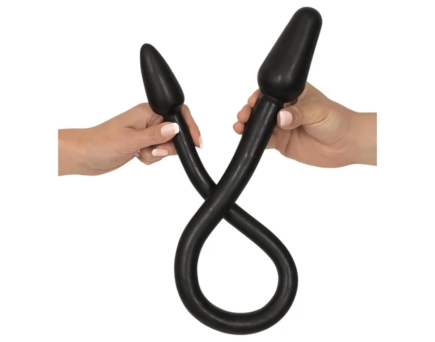 Rebel Double Plug - dupla kúp anál plug (fekete)