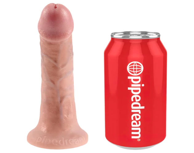 King Cock Strap-on 6 - felcsatolható dildó - natúr