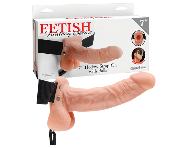 Fetish Strap-on 7 - felcsatolható dildó (natúr)