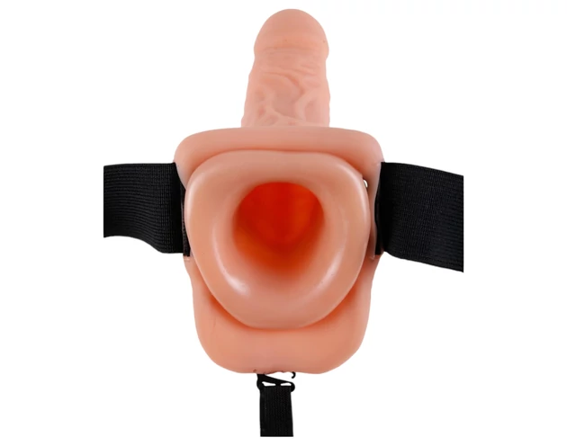 Fetish Strap-on 9 - felcsatolható dildó (natúr)