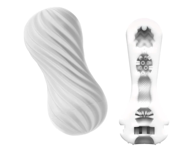 TENGA Flex - maszturbátor (fehér)