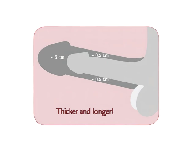 Nature Skin - Heregyűrűs hosszabbító péniszköpeny