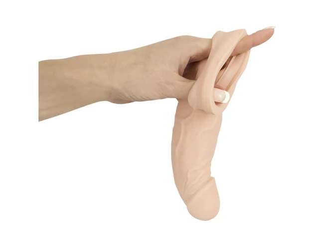 Nature Skin - Heregyűrűs hosszabbító péniszköpeny