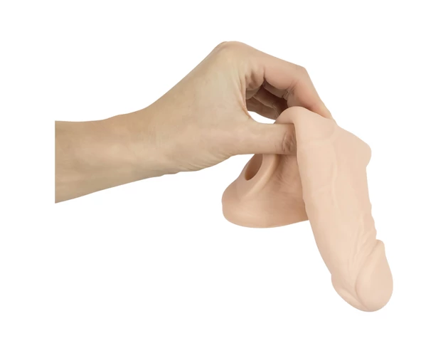 Nature Skin - Heregyűrűs hosszabbító péniszköpeny