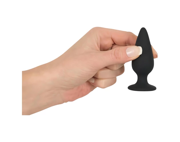 Black Velvet Heavy - 40g-os anál plug (fekete)