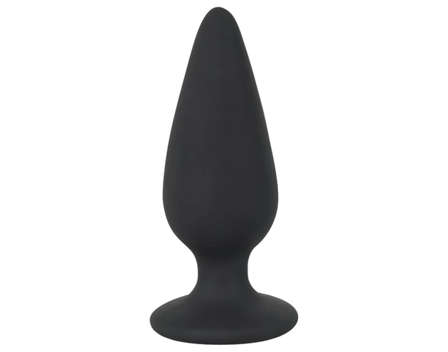 Black Velvet Heavy - 75g-os anál plug (fekete)