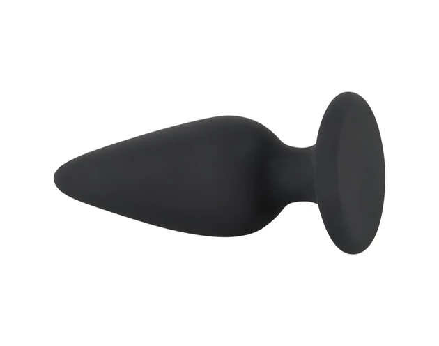 Black Velvets Heavy - 75g-os anál plug (fekete)