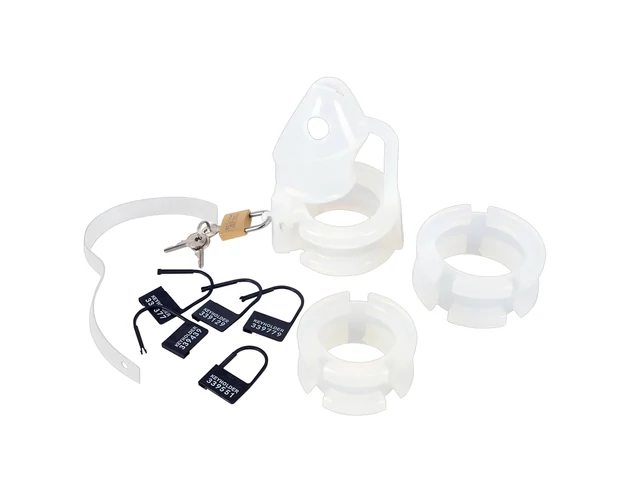 You2Toys - Peniscage - szilikon pénisz ketrec (fehér)