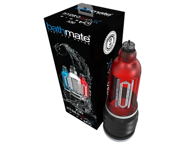 Bathmate Hydromax 7 Wide - Hydropumpa (piros)