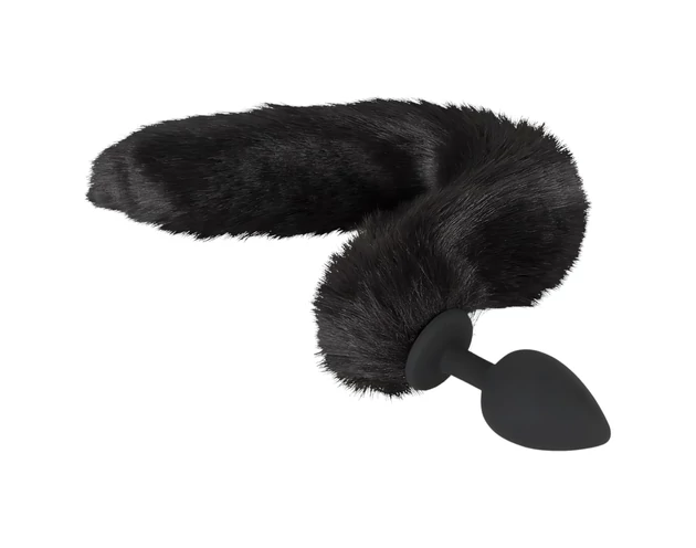 Bad Kitty - cicás anál plug szett - (fekete)