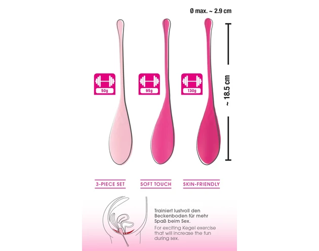 SMILE 3 Kegel - gésagolyó szett (3 részes)