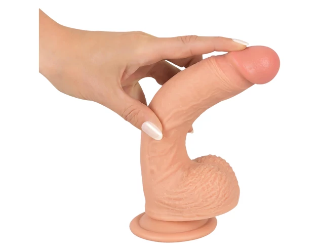 realistixxx - tapadókorongos élethű dildó (22cm) - natúr