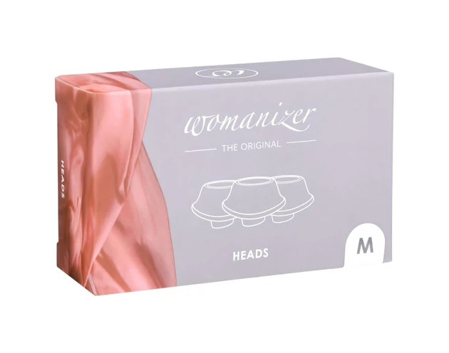 Womanizer Premium M - pótszívóharang szett - fehér (3db)