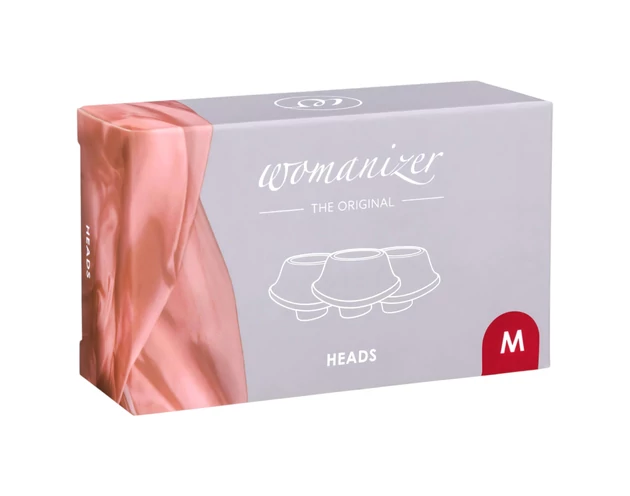 Womanizer Premium M - pótszívóharang szett - piros (3db)
