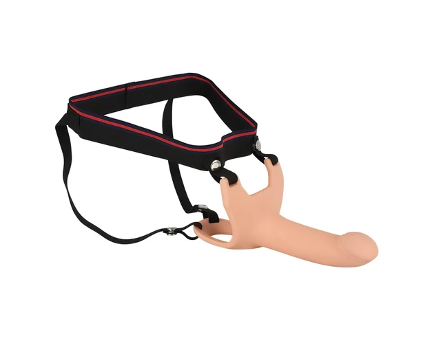 You2Toys - Strap-on M - felcsatolható, üreges dildó - natúr