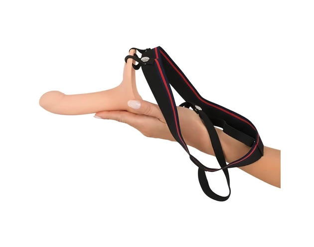You2Toys - Strap-on M - felcsatolható, üreges dildó - natúr