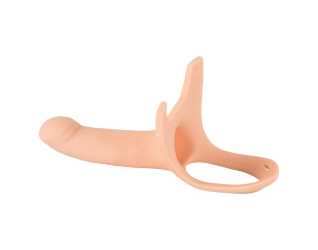 You2Toys - Strap-on M - felcsatolható, üreges dildó - natúr
