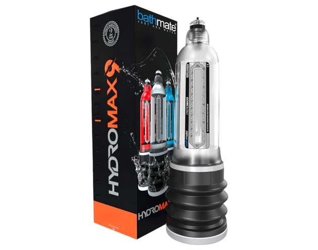 Bathmate Hydromax9 - hidraulikus péniszpumpa (átlátszó)
