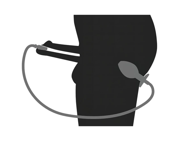 Piss to Ass Plug - üreges anál plug húgycső tágítóval