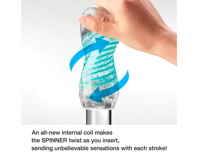 TENGA Spinner Tetra - maszturbátor (átlátszó)