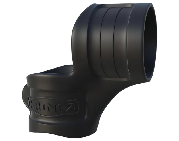 Fantasy Mr. Big - péniszgyűrű és herenyújtó-gyűrű (fekete)