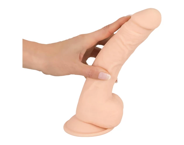 Silexd 9,5 - tapadókorongos dildó - 24cm (natúr)