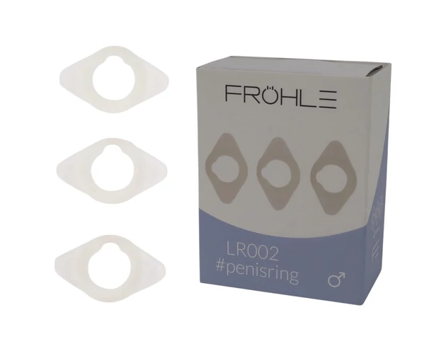 Fröhle LR002 (2,1cm) - orvosi péniszgyűrű szett (3db)