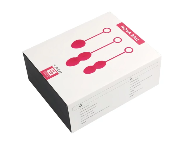 Svakom Nova - 3 részes gésagolyó szett (piros)