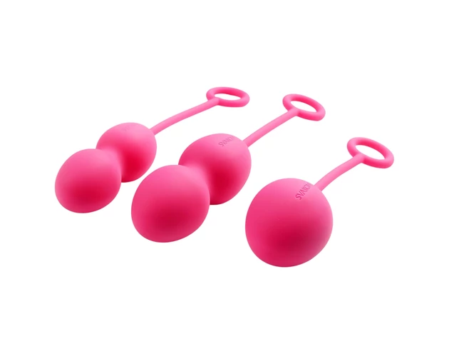 Svakom Nova - 3 részes gésagolyó szett (piros)