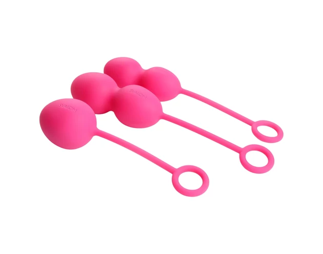 Svakom Nova - 3 részes gésagolyó szett (piros)