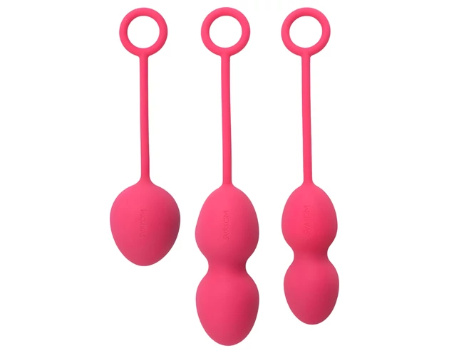 Svakom Nova - 3 részes gésagolyó szett (piros)