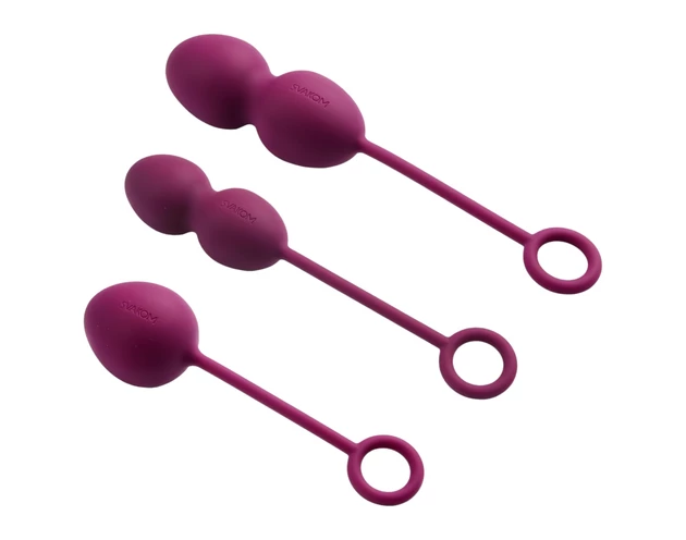Svakom Nova - 3 részes gésagolyó szett (viola)