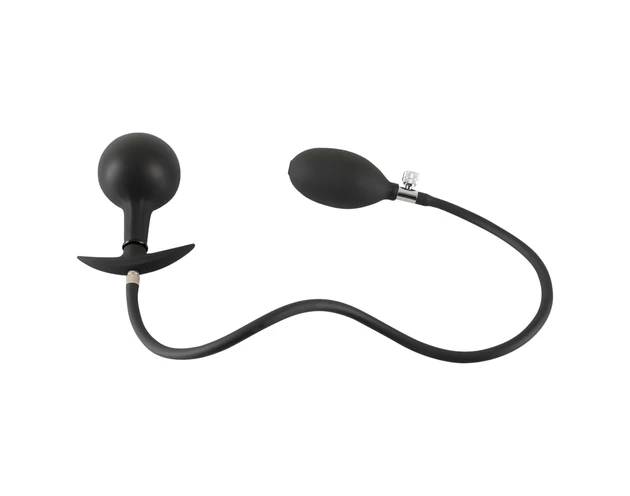 You2Toys - golyós, pumpálható anál plug (fekete)