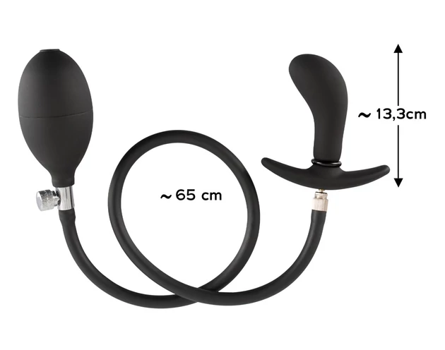 You2Toys - pumpálható, anál tágító plug (fekete)