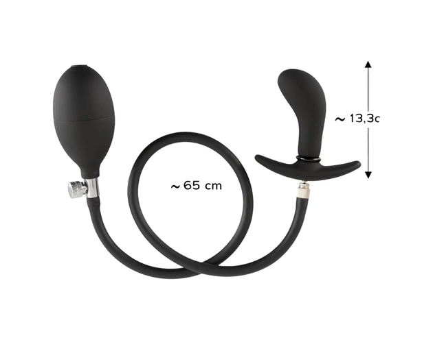 You2Toys - pumpálható, anál tágító plug (fekete)