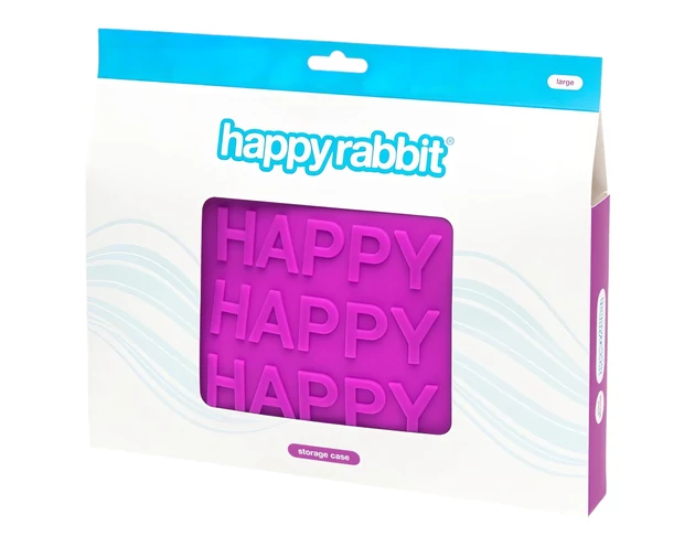Happyrabbit - szex-játék neszeszer (lila) - nagy