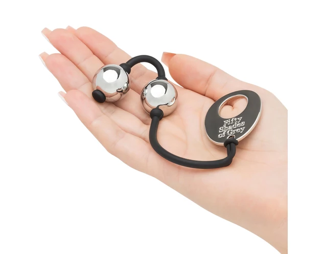 A szürke ötven árnyalata Inner Goddess - mini gésagolyó (ezüst)