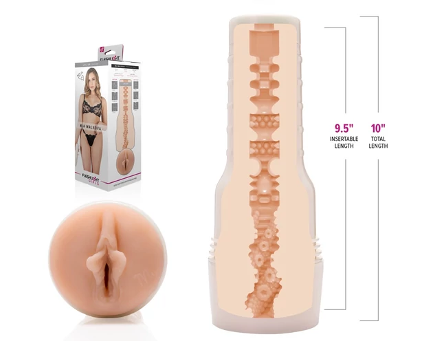 Fleshlight Mia Malkova LVL Up - élethű vagina (natúr)