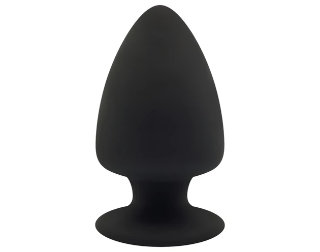 Silexd M - alakítható anál plug - 11cm (fekete)