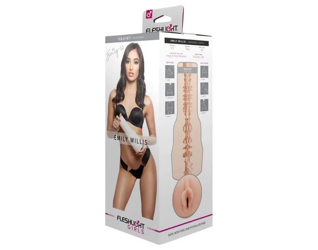 Fleshlight Emily Willis Squirt - élethű műpunci (natúr)