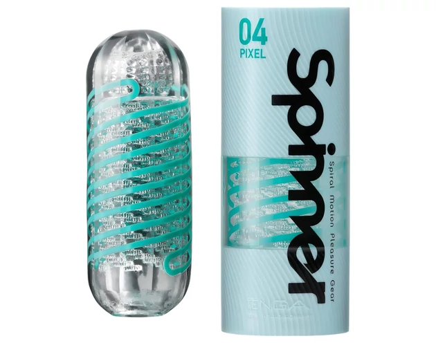 TENGA Spinner Pixel - maszturbátor (átlátszó)